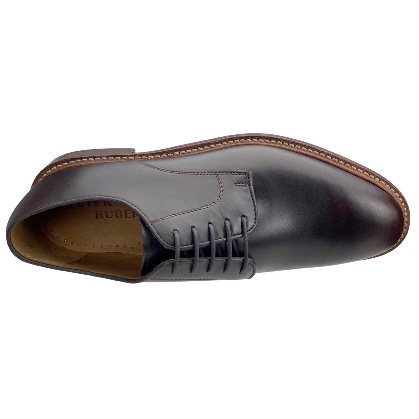 NEW PETER HUBER men\'s zenith plain toe oxford in brown Peter Huber – Shoezen main image 3