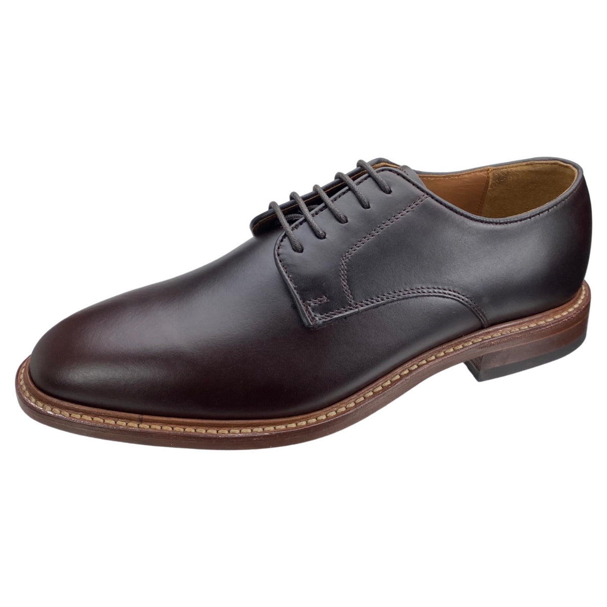 Peter Huber Peccary Brown Ostrich Oxford Shoes Peter Huber – M. Dumas and Sons main image 2