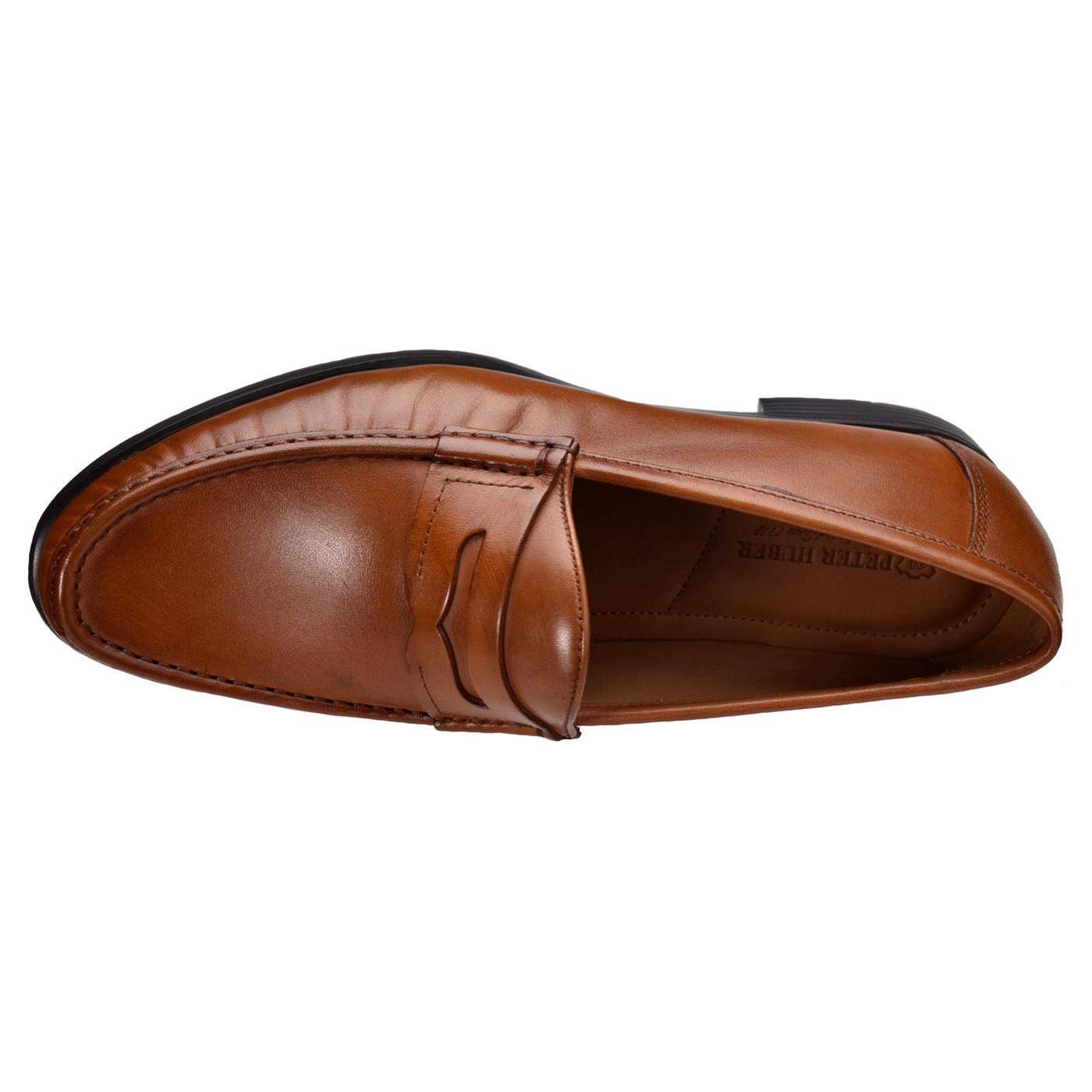 Peter‎ Huber Austin Penny Loafers in Cognac Men\'s Size 9.5 NEW Peter Huber – M. Dumas and Sons main image 4