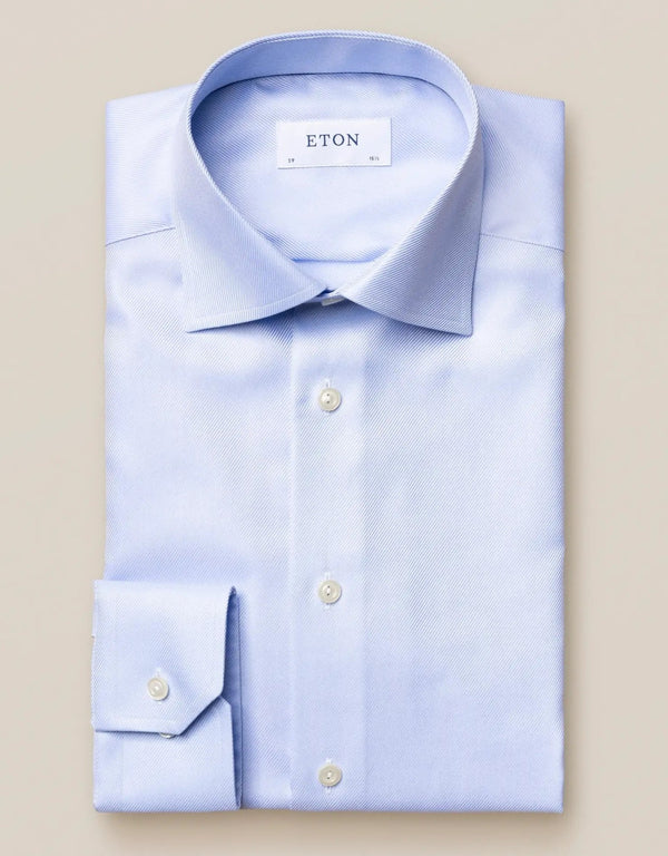 Textured Twill Shirt - Slim - Oak Hall, Inc.