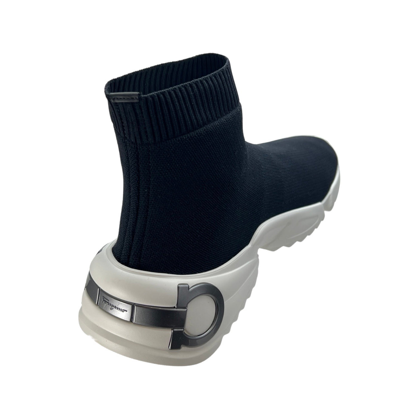 【FERRAGAMO】 Cosma Sock Sneakers Ferragamo Black Cosma Sock High-top Sneakers Woman | ModeSens